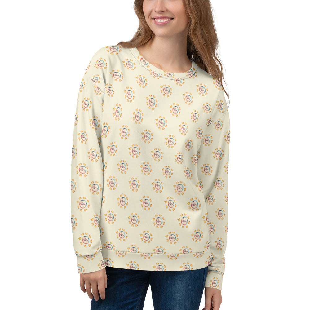 Tao Sun Creamy White Unisex Sweatshirt