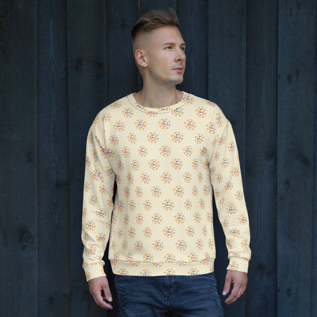 Tao Sun Creamy White Unisex Sweatshirt
