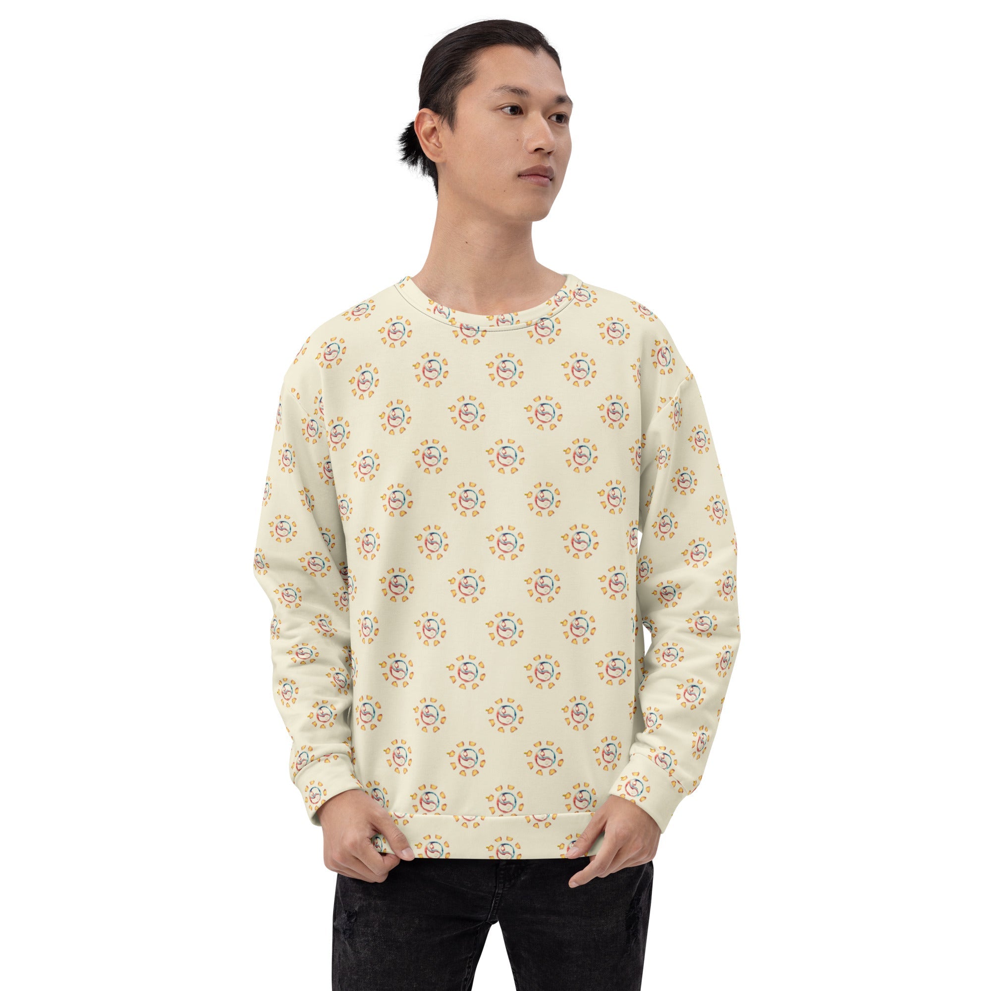 Tao Sun Creamy White Unisex Sweatshirt