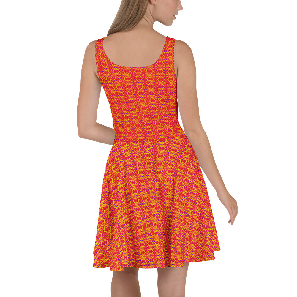 Direct Red Skater Dress