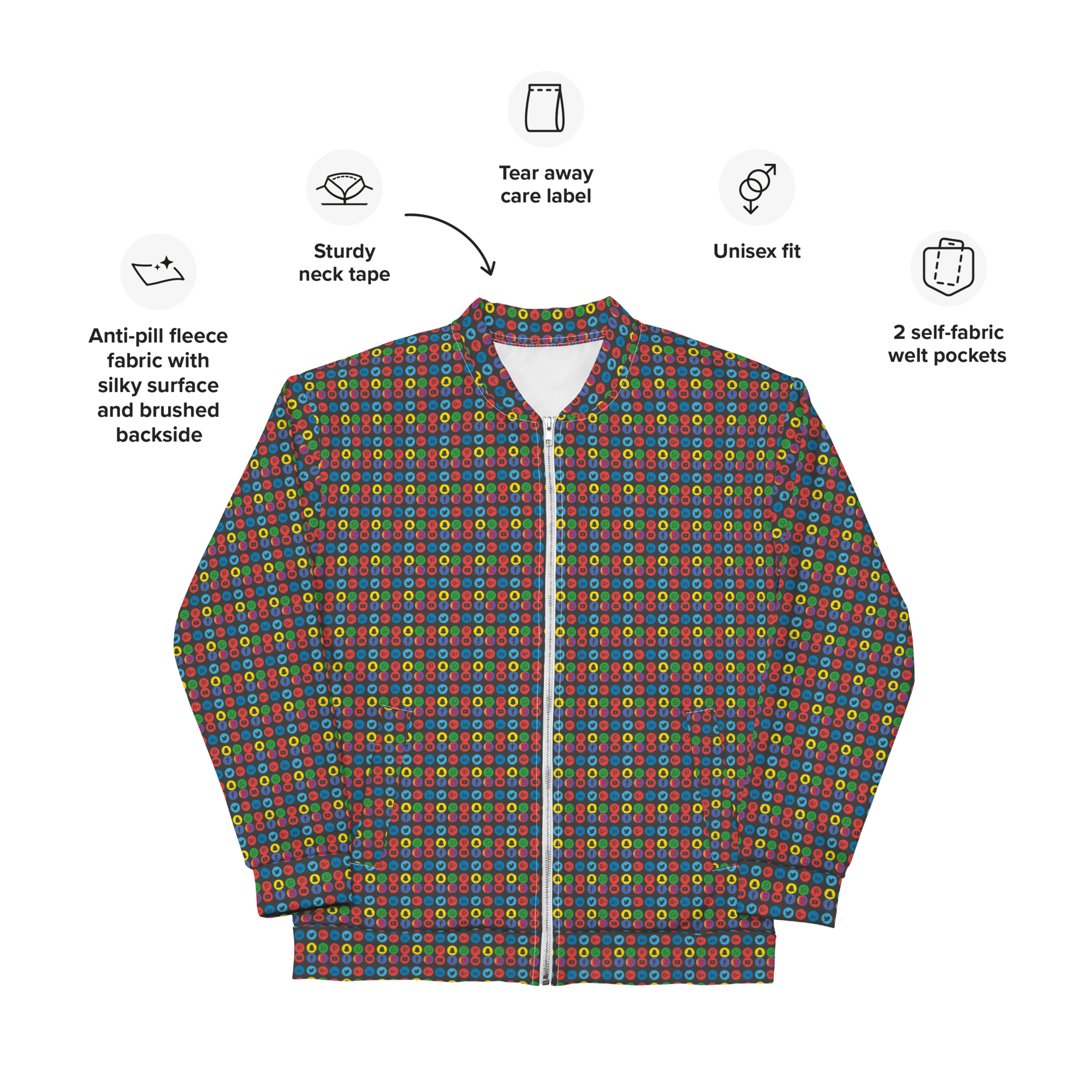 Creator Unisex Bomber Jacket