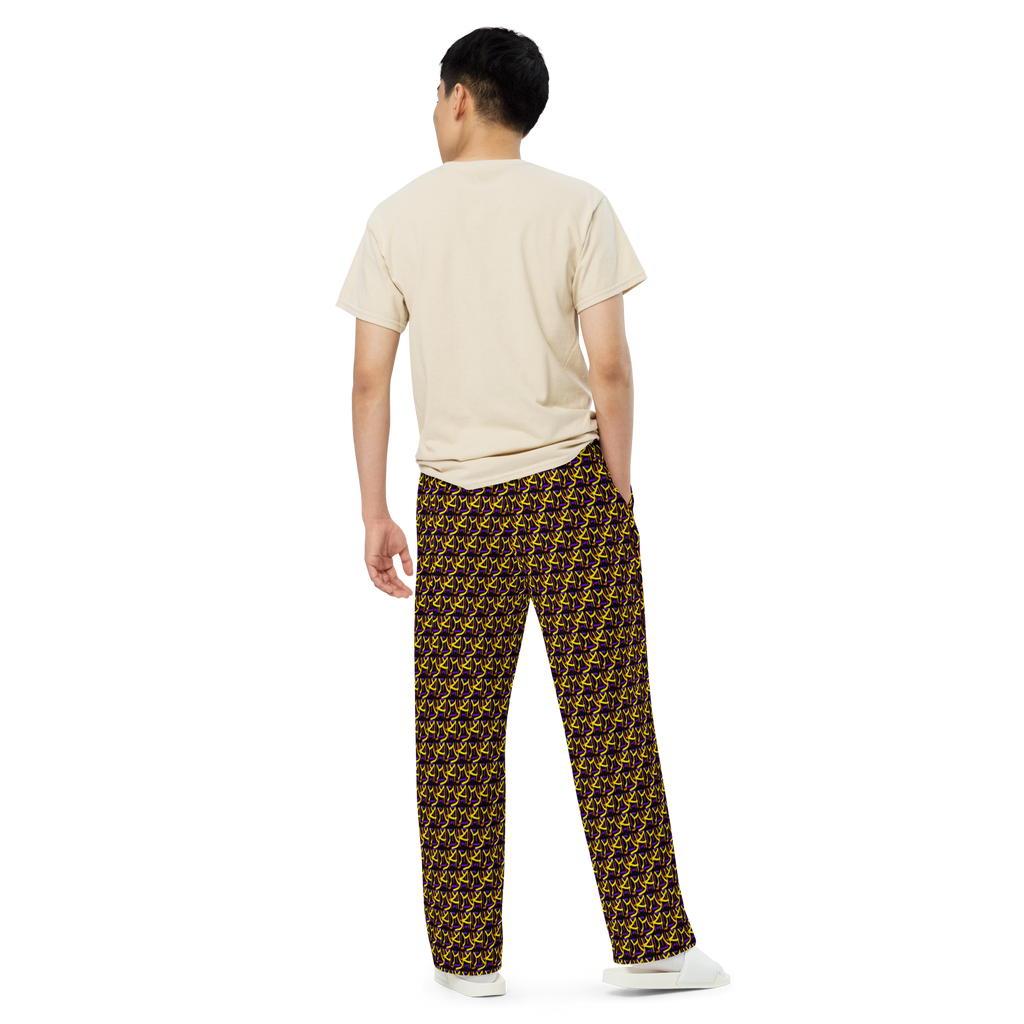 Direct unisex wide-leg pants