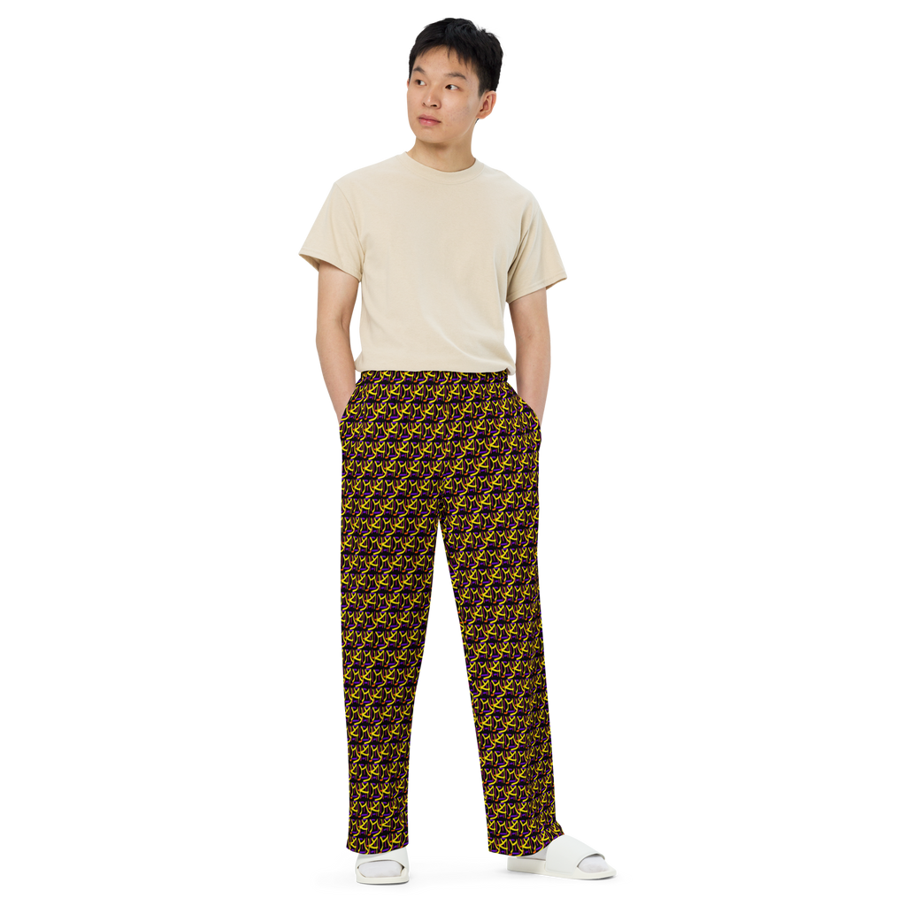 Direct unisex wide-leg pants