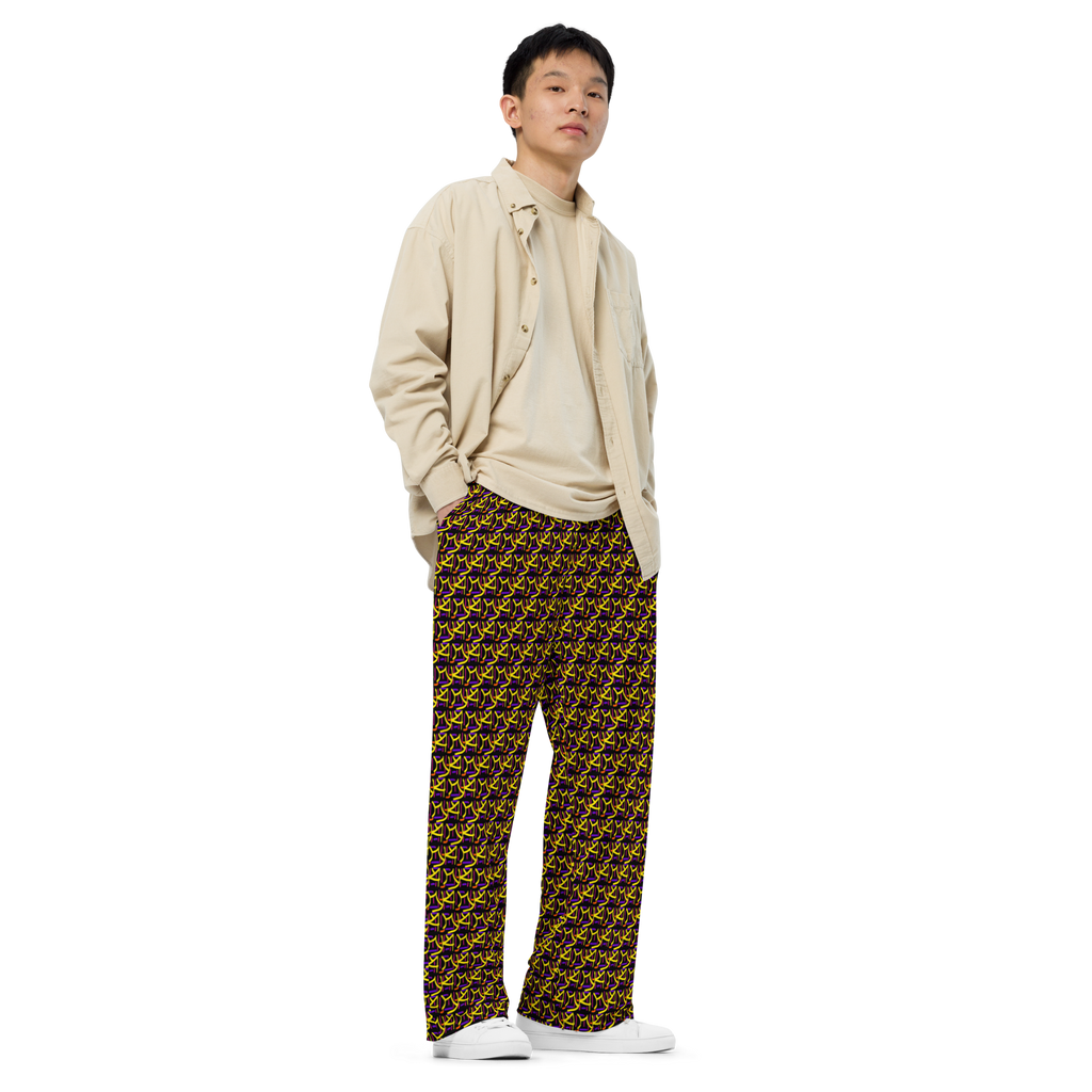 Direct unisex wide-leg pants