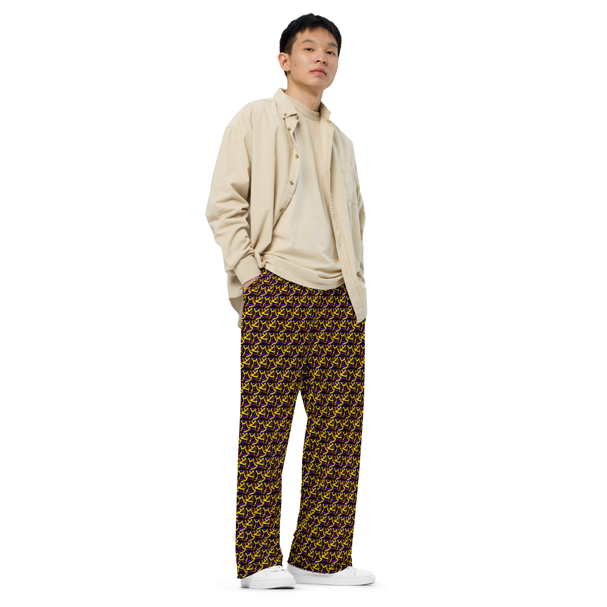 Direct unisex wide-leg pants