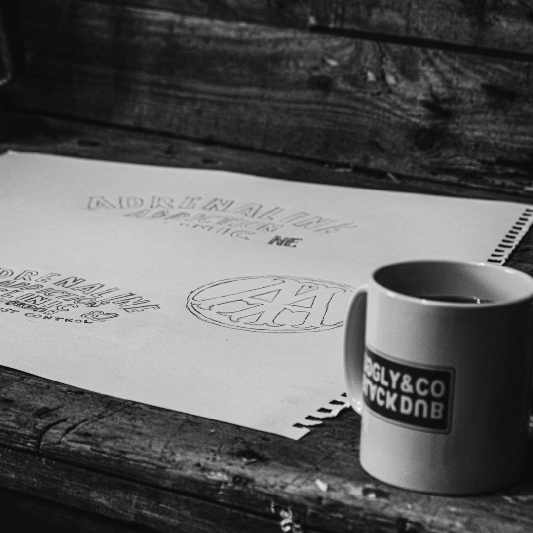 Black Dub x Uggly & Co Ceramic Coffee Mug – Black China Race Morning Cup