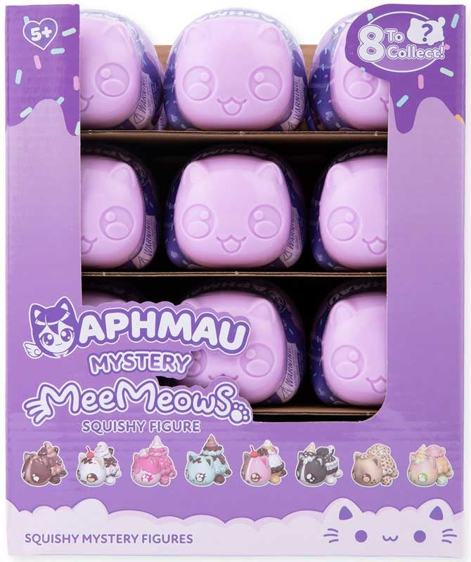 Aphmau Mystery MeeMeow Squishies – Collectible Cat Shaped Capsules