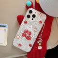 iPhone Case with Phone Chain Shopping Bag Cover by LuLuFun Studio