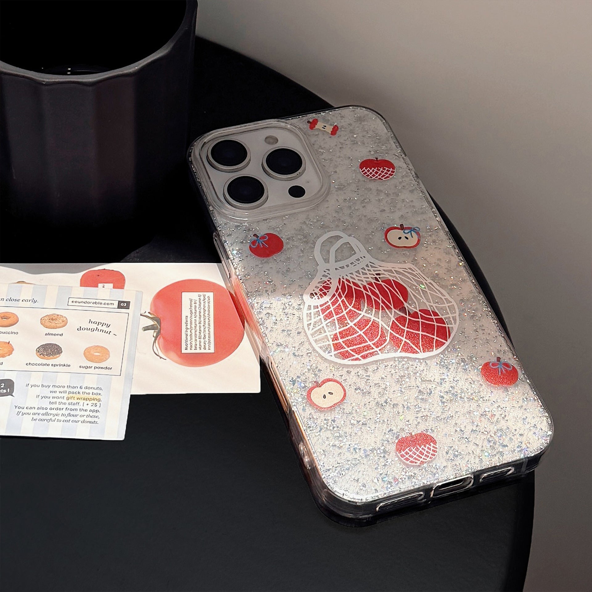 iPhone Case with Phone Chain Shopping Bag Cover by LuLuFun Studio