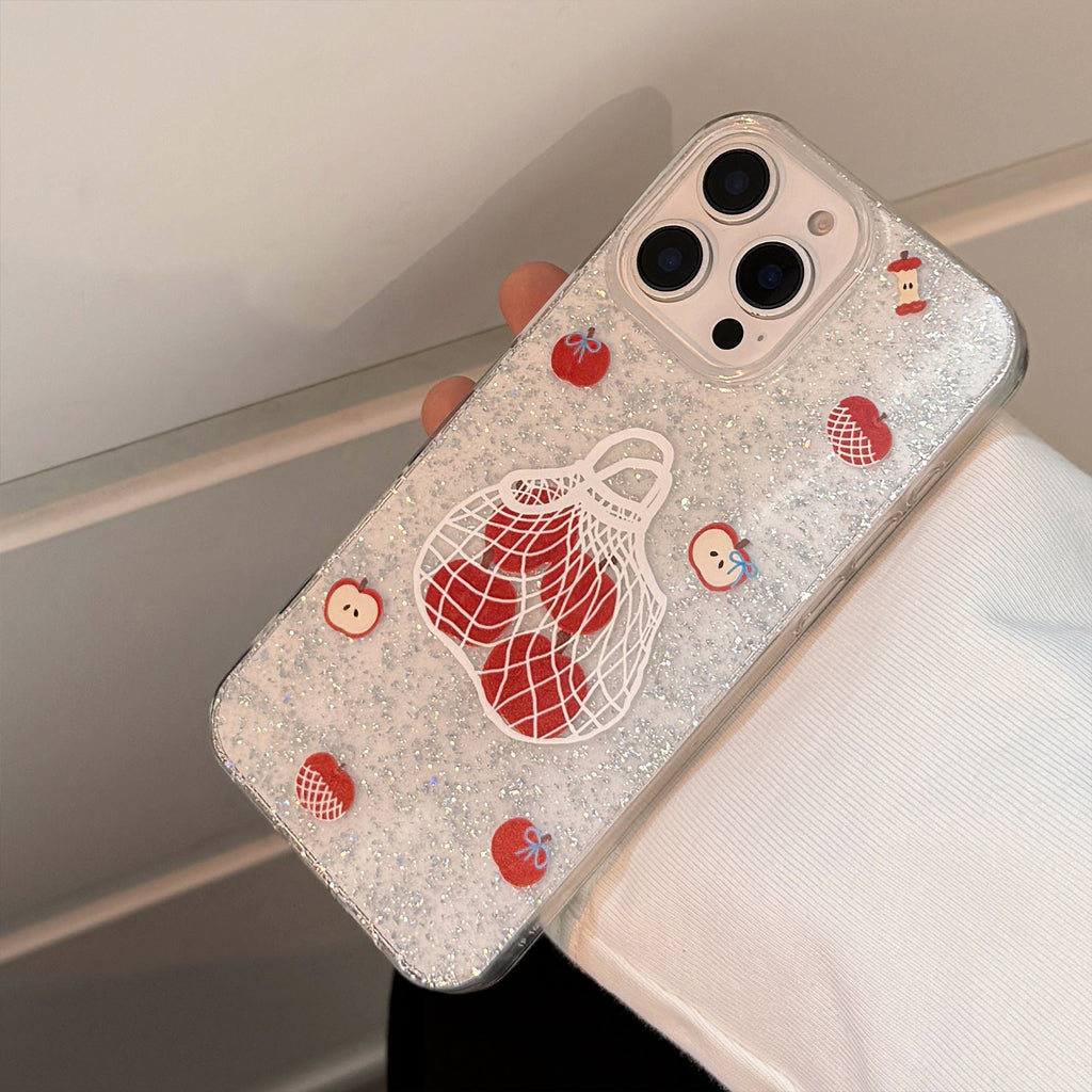 iPhone Case with Phone Chain Shopping Bag Cover by LuLuFun Studio