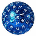 Azure Oracle | Solid Metal Dice | 45MM D100