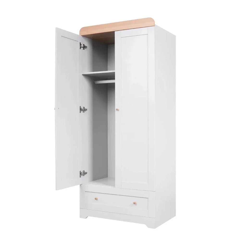 Tutti Bambini Rio Wardrobe - Dove Grey/Honey Oak