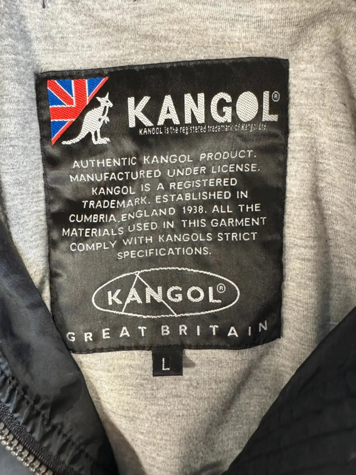 Rare Original 1990s Kangol Jacket Rave Coat Unisex Men’s Womens Large