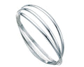 Gecko Jewellery Russian Wedding Bangle – Polished Silver Finish