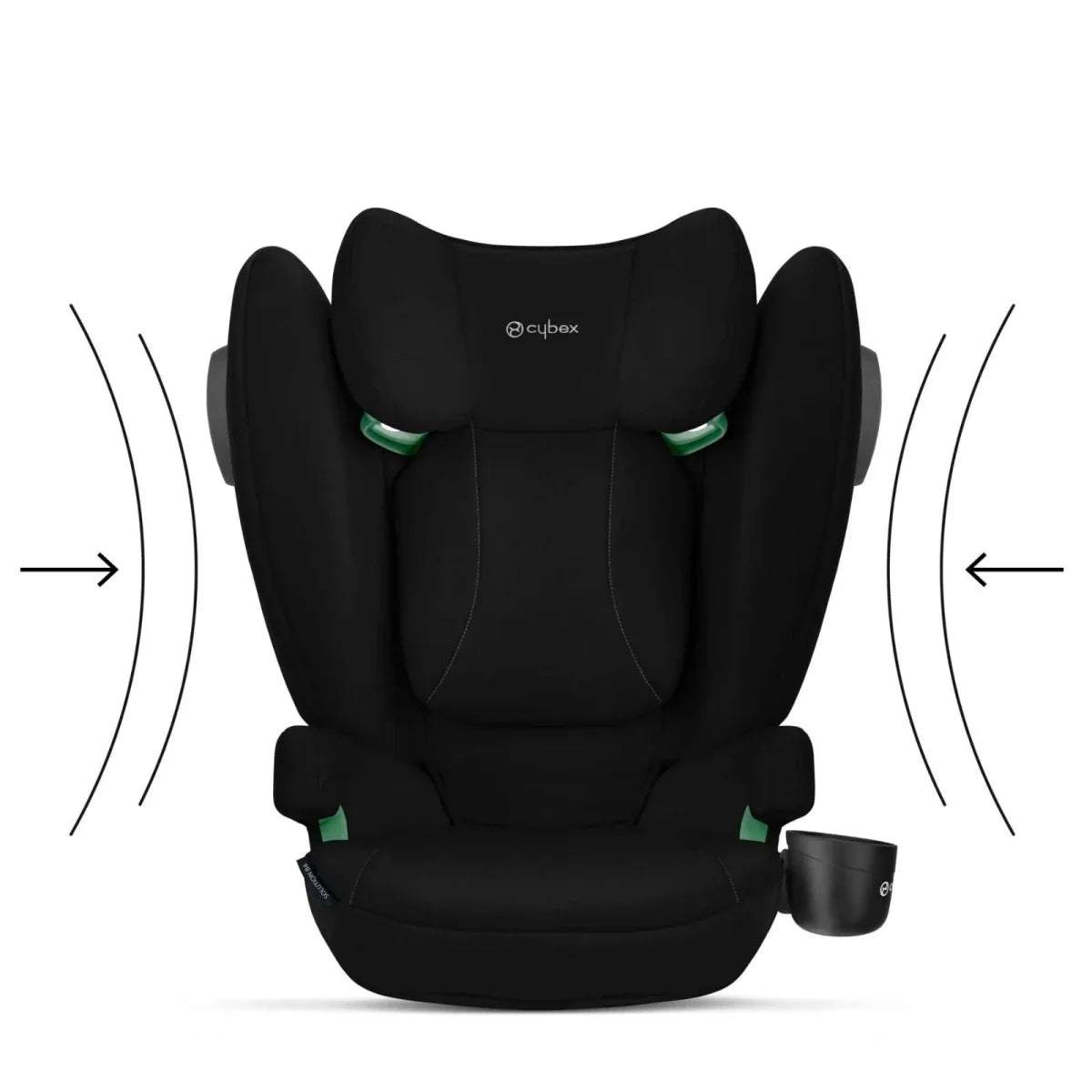 Cybex Solution B4 i-Fix Group 2/3 Car Seat (4 Years to 12 Years) - Volcano Black