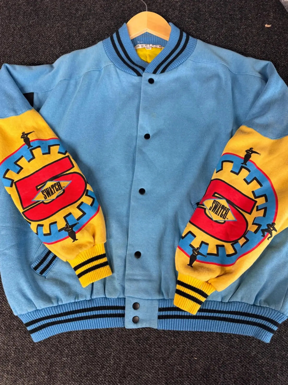 Rare Original 1990s Swatch watch Jacket Coat mens Small , women’s 8/10