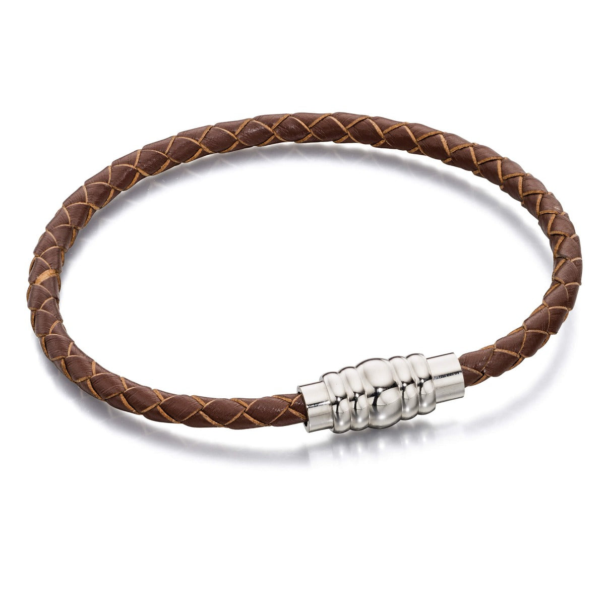 Gecko Jewellery Skinny Genuine Leather Bracelet with Magnetic Clasp