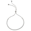 Gecko Jewellery Sterling Silver Cubic Zirconia Toggle Bracelet