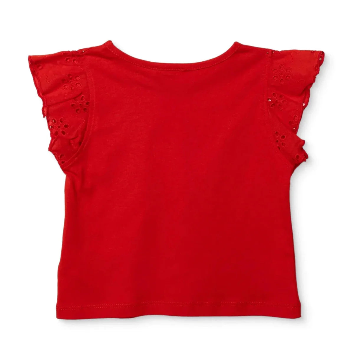 HelloBaby Girls Blouse Berry Belle Crew Neck Short Sleeve - Red