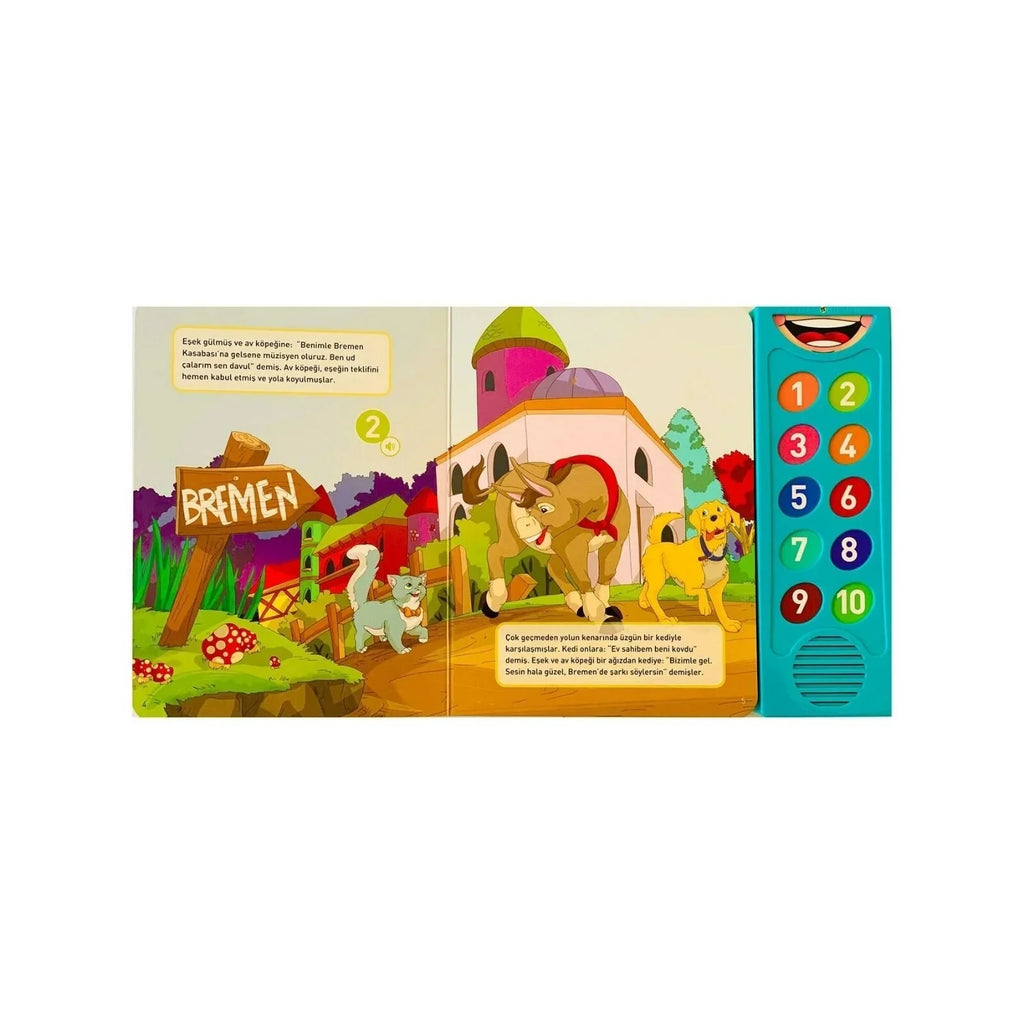 Bremen Town Musicians Interactive Sound Book