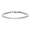Gecko Jewellery Sterling Silver Zirconia Tennis Bracelet | 17cm-19cm