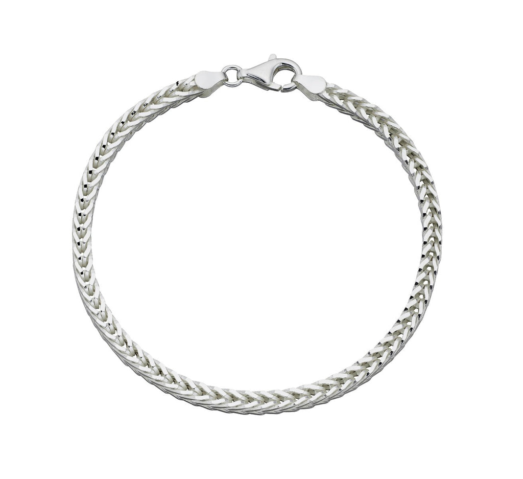 Heavyweight Foxtail Chain Bracelet – 925 Sterling Silver by Beginnings