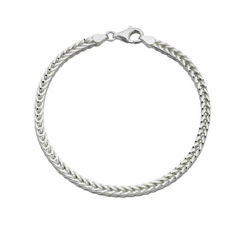 Heavyweight Foxtail Chain Bracelet – 925 Sterling Silver by Beginnings
