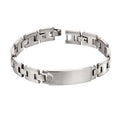 Fred Bennett Stainless Steel ID Bar Bracelet - Engravable Men's Jewelry