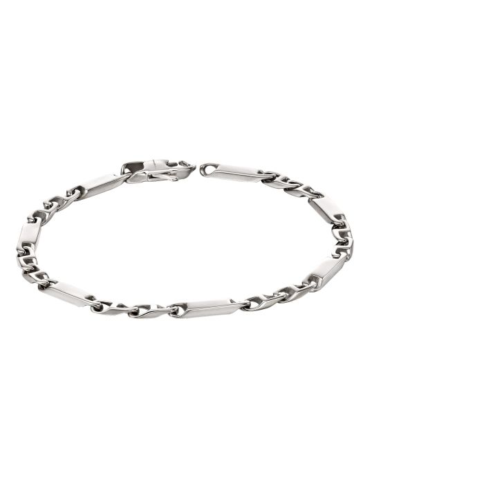 Gecko Jewellery Retail Stainless Steel Bar Chain Bracelet for Men