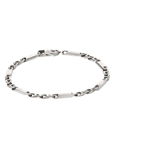 Gecko Jewellery Retail Stainless Steel Bar Chain Bracelet for Men