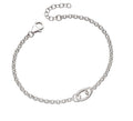 Gecko Jewellery Single Link Charm Bracelet – Sterling Silver Chain