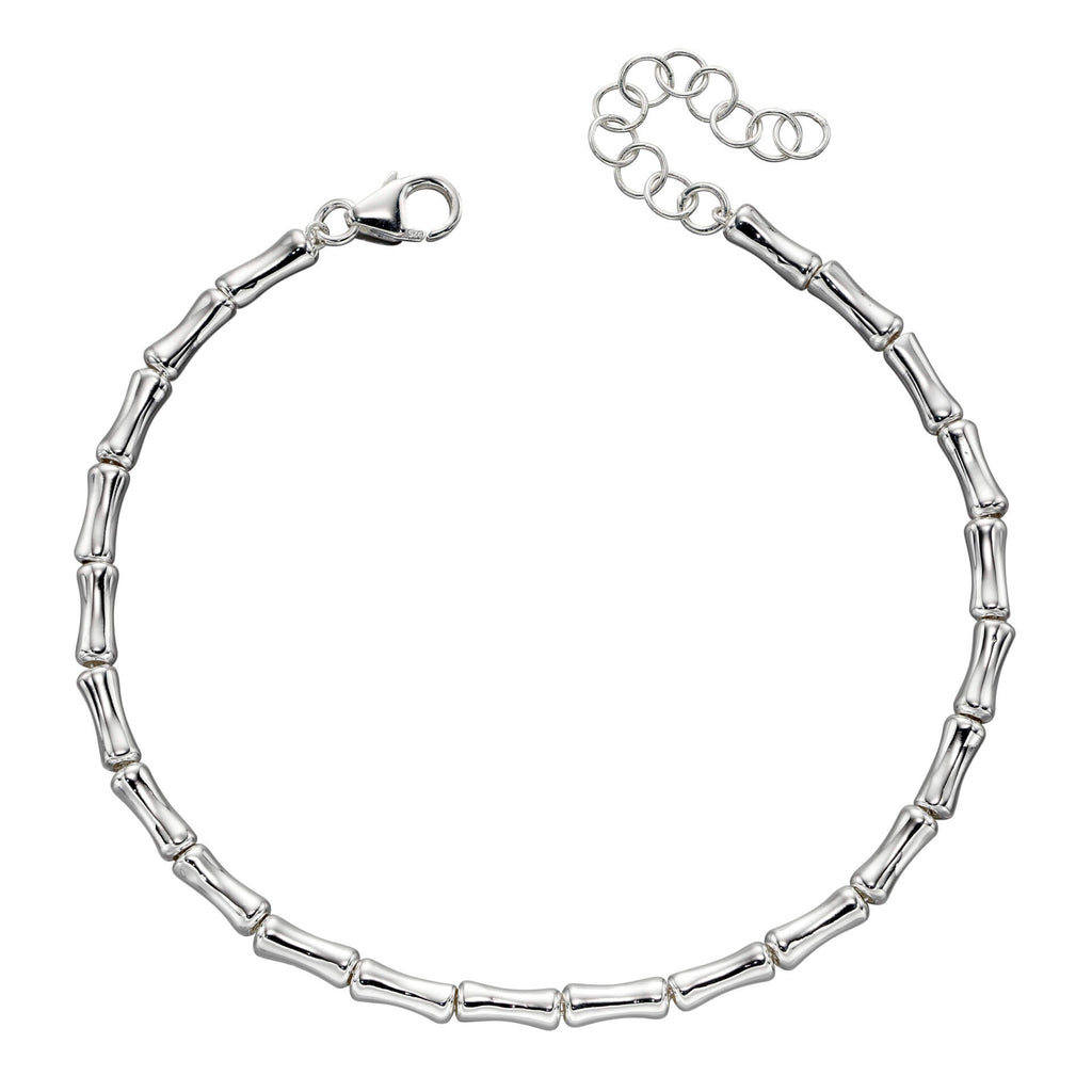 Gecko Jewellery Bamboo Tennis Bracelet | Polished 925 Sterling Silver