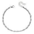 Gecko Jewellery Bamboo Tennis Bracelet | Polished 925 Sterling Silver