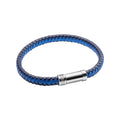 Gecko Jewellery Multi-Tone Woven Leather Bracelet – Genuine Leather