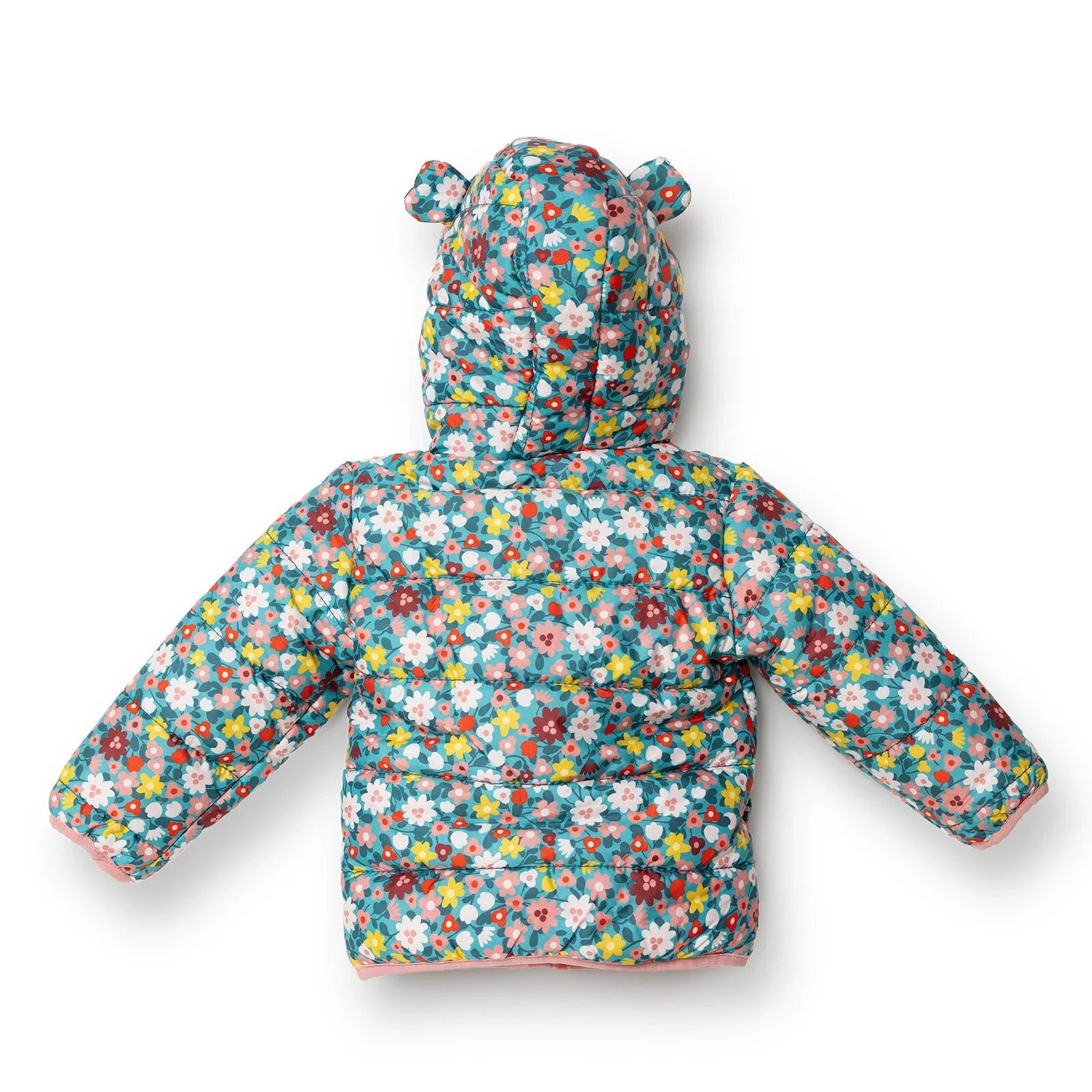 HelloBaby Baby Girl Floral Printed Coat - Printed