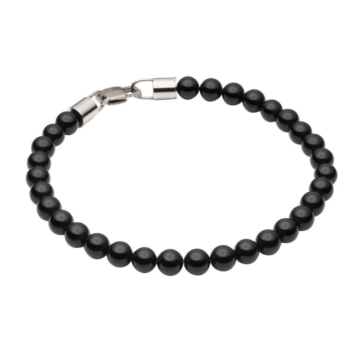 Gecko Jewellery Healing Bead Bracelet – Stainless Steel & Natural Stones