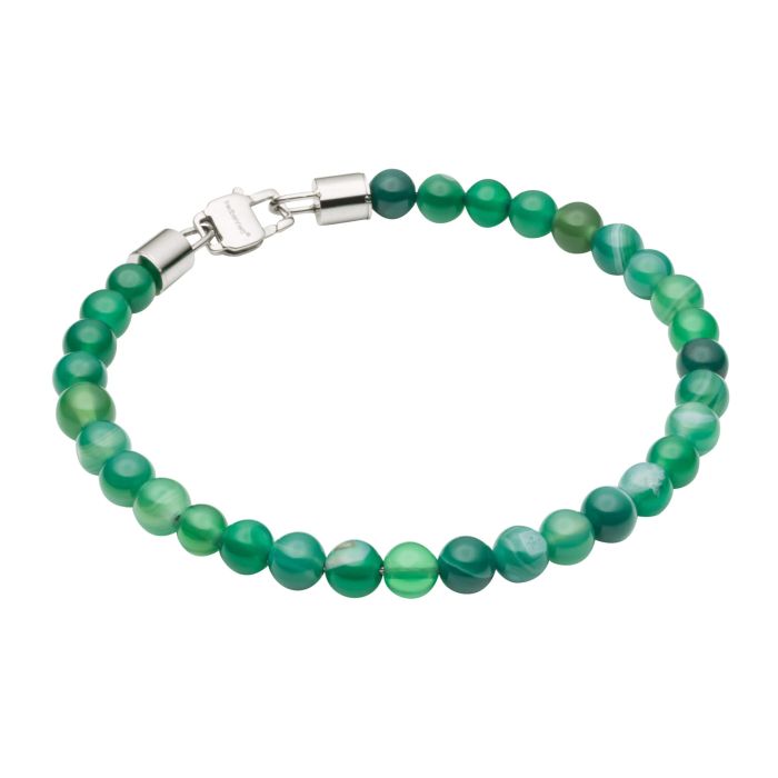 Gecko Jewellery Healing Bead Bracelet – Stainless Steel & Natural Stones
