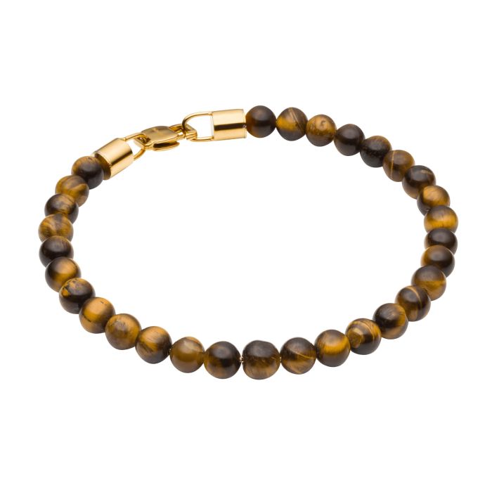 Gecko Jewellery Healing Bead Bracelet – Stainless Steel & Natural Stones