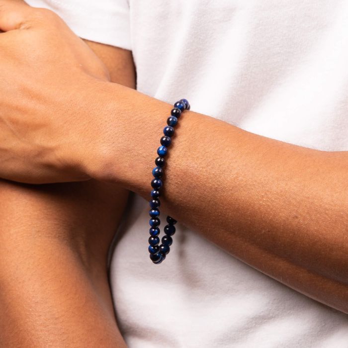 Gecko Jewellery Healing Bead Bracelet – Stainless Steel & Natural Stones
