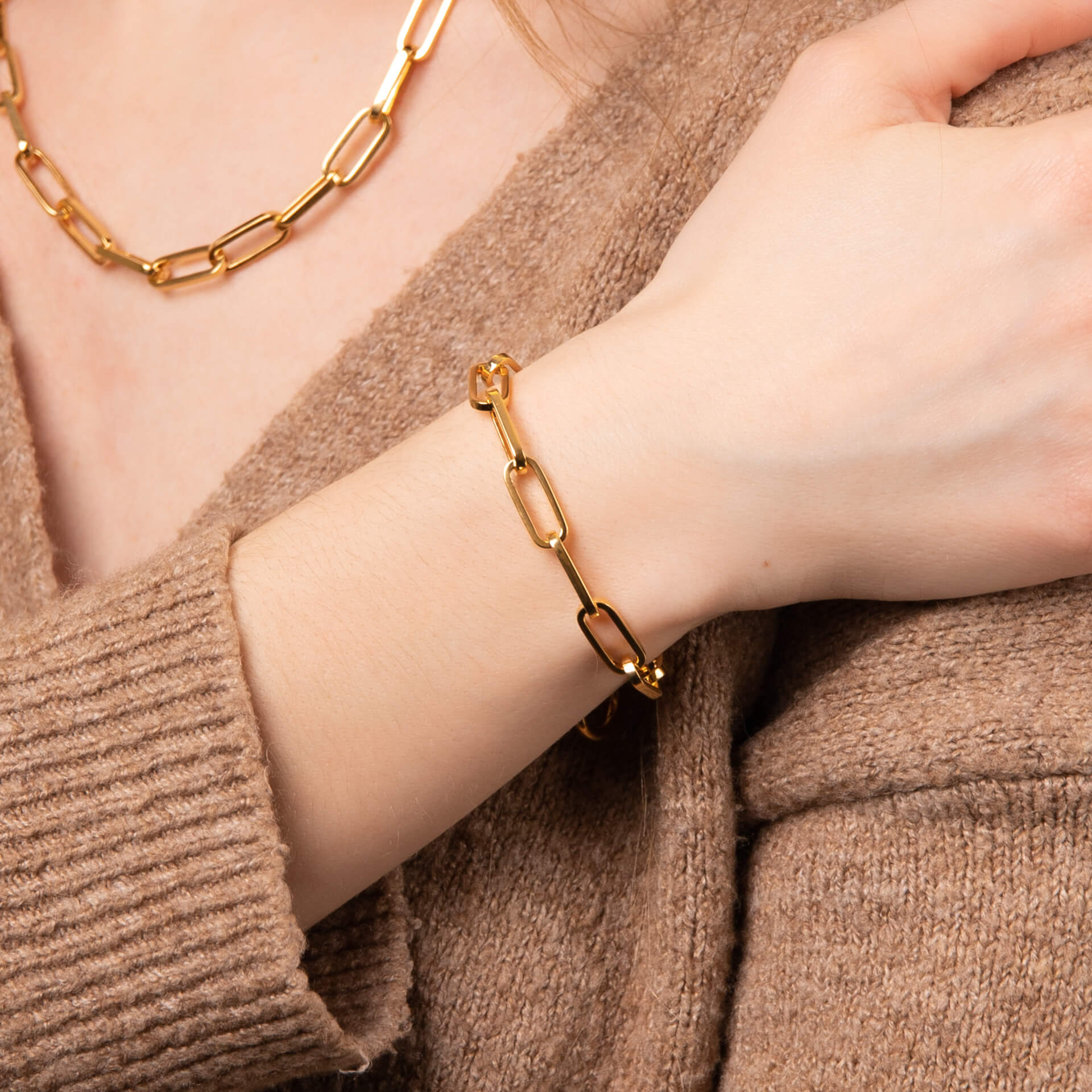 Gecko Jewellery Recycled Sterling Silver Chunky T-Bar Link Bracelet