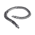 Gecko Jewellery Two Tone Foxtail Bracelet – Stainless Steel Men's Style