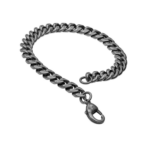 Gecko Jewellery Antique Plated Stainless Steel Bracelet – Rugged Style