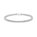 Gecko Jewellery Sterling Silver Claw Set Zirconia Tennis Bracelet
