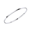 Gecko Jewellery Recycled Sterling Silver 3mm Plain Polished Bangle
