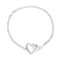 Gecko Jewellery Heart Connection Bracelet – Recycled Sterling Silver