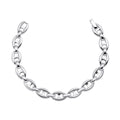 Gecko Jewellery Recycled Sterling Silver Heavy Linked Chain Bracelet