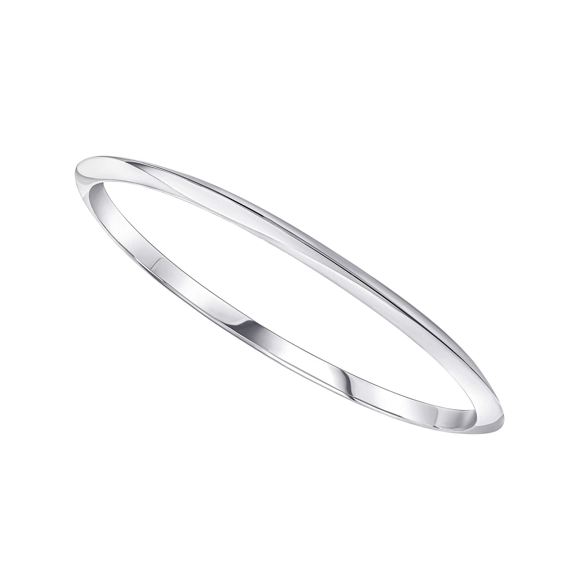 Gecko Jewellery Knife Edge Bangle – Recycled Sterling Silver Bracelet