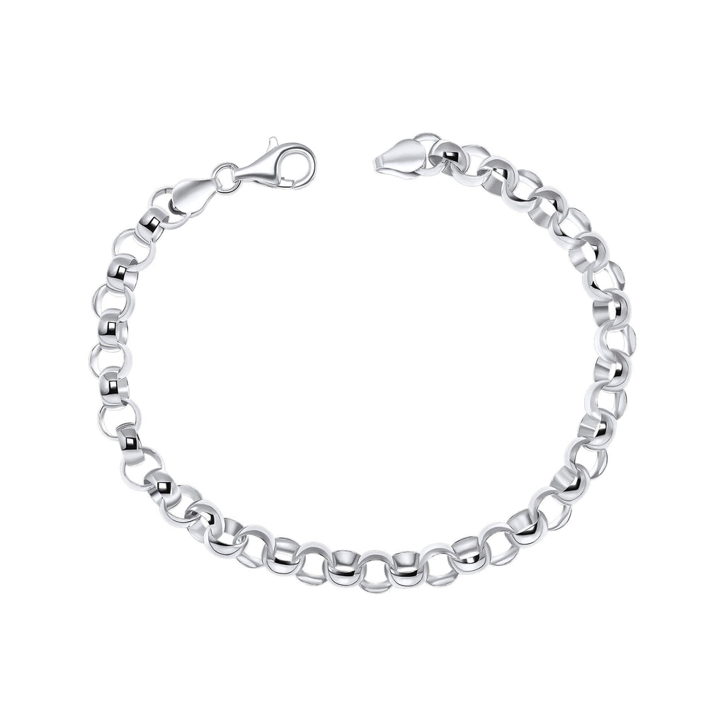 Gecko Jewellery Recycled Sterling Silver Belcher Chain Bracelet