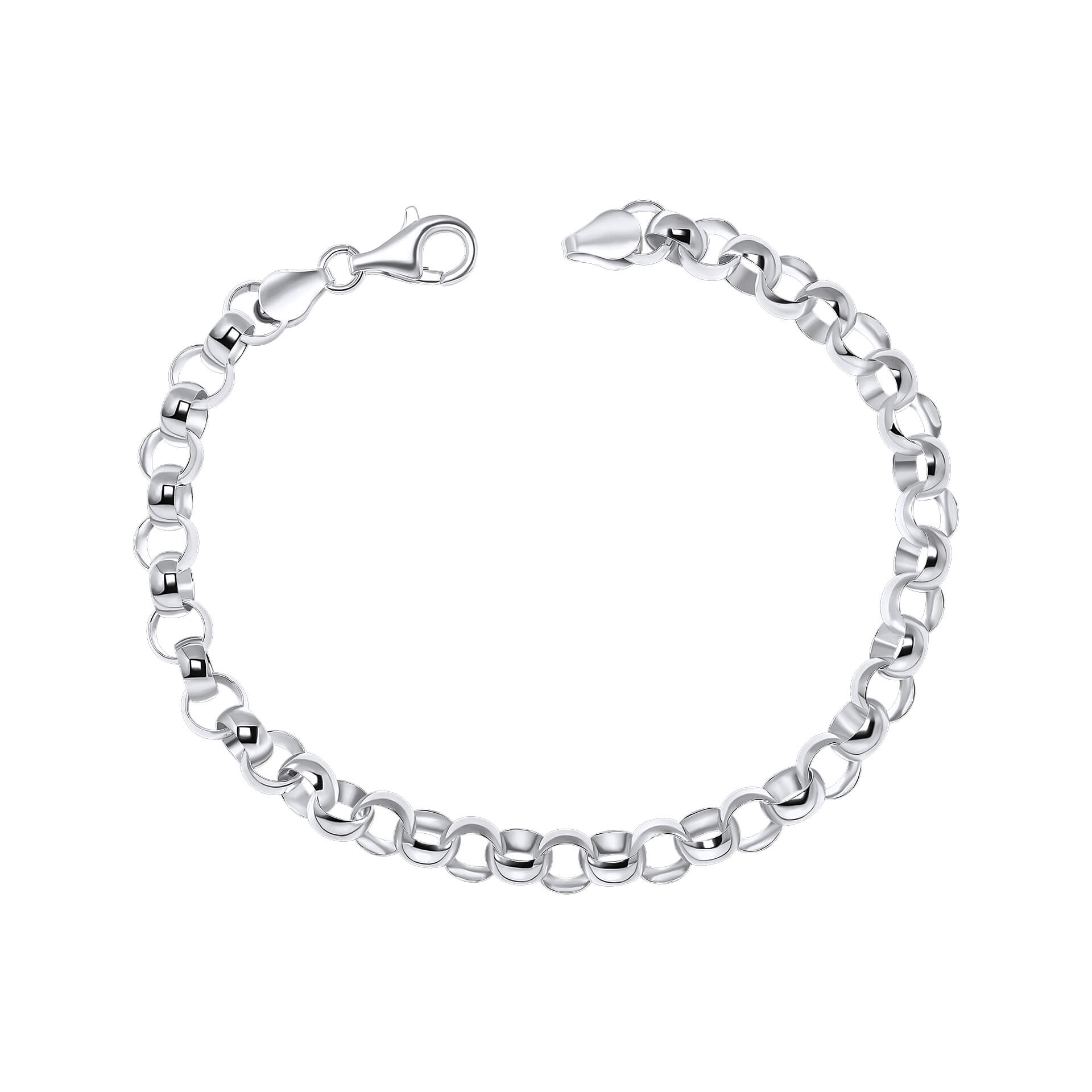 Gecko Jewellery Recycled Sterling Silver Belcher Chain Bracelet