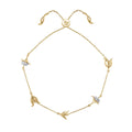 Laura Ashley Camelot Flower Bracelet - Gold and Silver Plated